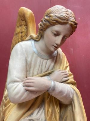 Angels style Gothic - style en Composite Stone, Belgium 19 th century