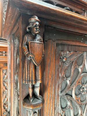 Cabinets style Gothic - Style en Wood, France 19 th century