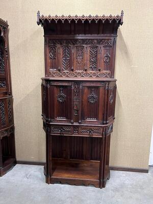 Cabinets Expected ! style Gothic - Style en Wood, France 19 th century