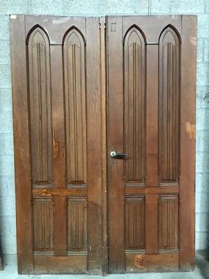 Church Doors  style Gothic - style Belgium 19th century