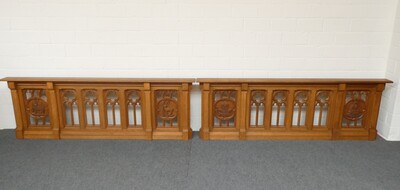 Communion Rails Expected ! style Gothic - Style en Oak, Belgium  19 th century