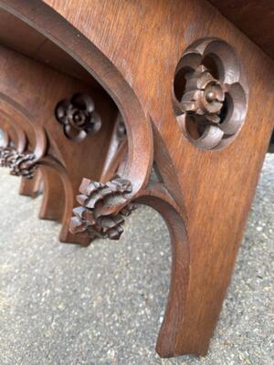 Pair Gothic - Style Hanging Pedestals