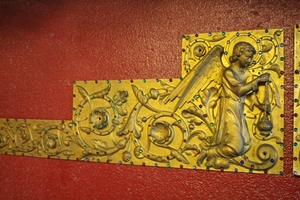 Relief Angels style Gothic - style en Bronze / Gilt, France 19th century