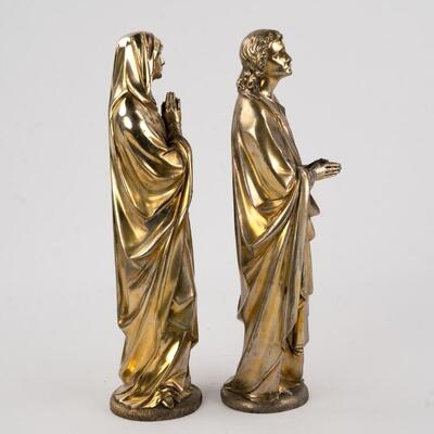 St. Mary & St. John Under The Cross / Calvary. By Bourdon. style Gothic - Style en Bronze, Gent - Belgium  19 th century ( Anno 1865 )