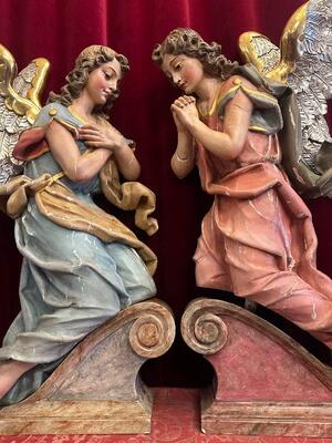 Pair  Matching Adoring Angels