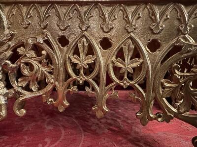 Matching Tabors. Egual On 4 Sides style Romanesque - Style en Bronze Gilt, France 19 th century ( Anno 1875 )